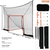 image:imageVEVOR Portable Lacrosse Goal  Complete Training Accessory Set with Extended Coverage for Youth and Adults12 x 9 No Goal
