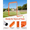 image:imageVEVOR Portable Lacrosse Goal  Complete Training Accessory Set with Extended Coverage for Youth and Adults4 x 4 Folding Goal
