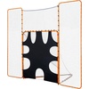 image:imageVEVOR Portable Lacrosse Goal  Complete Training Accessory Set with Extended Coverage for Youth and Adults6 x 6 3in1 Goal