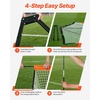 image:imageVEVOR Portable Lacrosse Goal  Complete Training Accessory Set with Extended Coverage for Youth and Adults6 x 6 Fiberglass Goal
