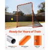 image:imageVEVOR Portable Lacrosse Goal  Complete Training Accessory Set with Extended Coverage for Youth and Adults6 x 6 Folding Goal