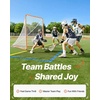 image:imageVEVOR Portable Lacrosse Goal  Complete Training Accessory Set with Extended Coverage for Youth and Adults6 x 6 Modular Goal