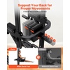 image:imageVEVOR Pull Up Bar 330 LBS Power Tower Dip Station Workout Dip Station with HShaped Stable Base amp Back Pad Adjustable 12 Level Height Free Standing Chin Up Bar for Back 4Level Adjustable Back Pad