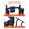 image:imageVEVOR Pull Up Bar 330 LBS Power Tower Dip Station Workout Dip Station with HShaped Stable Base amp Back Pad Adjustable 12 Level Height Free Standing Chin Up Bar for Back 4Level Adjustable Back Pad