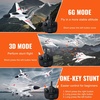 image:imageVEVOR RC Plane 2 Channel Remote Control Airplane 24GHZ with 6Axis Gyro Stabilizeramp2 Batteries F22 Fighter Aircraft Plane Toy for Adults Kids Beginners Boys BirthdayXmas Child Gift4CHSU27