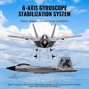 image:imageVEVOR RC Plane 2 Channel Remote Control Airplane 24GHZ with 6Axis Gyro Stabilizeramp2 Batteries F22 Fighter Aircraft Plane Toy for Adults Kids Beginners Boys BirthdayXmas Child Gift2CHF22