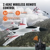 image:imageVEVOR RC Plane 2 Channel Remote Control Airplane 24GHZ with 6Axis Gyro Stabilizeramp2 Batteries F22 Fighter Aircraft Plane Toy for Adults Kids Beginners Boys BirthdayXmas Child Gift4CHSU27