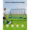 image:imageVEVOR Soccer Baseball Rebounder Net 3 Angles Adjustable Soccer Goal Rebounder for Control Passing Practice HeavyDuty Iron Frame amp PE Net Easy Setup Ball Training Equipment for TeensampAdults7x4FT