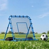 image:imageVEVOR Soccer Baseball Rebounder Net 3 Angles Adjustable Soccer Goal Rebounder for Control Passing Practice HeavyDuty Iron Frame amp PE Net Easy Setup Ball Training Equipment for TeensampAdults4x4FT