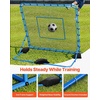 image:imageVEVOR Soccer Baseball Rebounder Net 3 Angles Adjustable Soccer Goal Rebounder for Control Passing Practice HeavyDuty Iron Frame amp PE Net Easy Setup Ball Training Equipment for TeensampAdults7x6FT