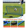image:imageVEVOR Soccer Baseball Rebounder Net 3 Angles Adjustable Soccer Goal Rebounder for Control Passing Practice HeavyDuty Iron Frame amp PE Net Easy Setup Ball Training Equipment for TeensampAdults7x4FT