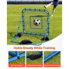 image:imageVEVOR Soccer Baseball Rebounder Net 3 Angles Adjustable Soccer Goal Rebounder for Control Passing Practice HeavyDuty Iron Frame amp PE Net Easy Setup Ball Training Equipment for TeensampAdults4x4FT