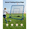 image:imageVEVOR Soccer Baseball Rebounder Net 3 Angles Adjustable Soccer Goal Rebounder for Control Passing Practice HeavyDuty Iron Frame amp PE Net Easy Setup Ball Training Equipment for TeensampAdults7x6FT