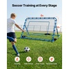 image:imageVEVOR Soccer Baseball Rebounder Net 3 Angles Adjustable Soccer Goal Rebounder for Control Passing Practice HeavyDuty Iron Frame amp PE Net Easy Setup Ball Training Equipment for TeensampAdults6x4FT