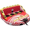image:imageVEVOR Towable Tubes for Boating 2Rider Inflatable Boat Tubes and Towables 340 lbs Capacity Water Sport Tubes for Boat to Pull  with 2 Cockpits Full Nylon Cover Padded Grab Handles amp Safety Valve4Riders