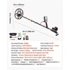 image:imageVEVOR Waterproof Metal Detector 12 Professional High Accuracy Gold Detector for Adults with Display Wireless Headphones 7 Modes Adjustable Length for Detecting Gold Treasure Hunting IP68NEW12inch Fully waterproof