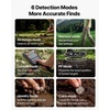 image:imageVEVOR Waterproof Metal Detector 12 Professional High Accuracy Gold Detector for Adults with Display Wireless Headphones 7 Modes Adjustable Length for Detecting Gold Treasure Hunting IP68NEW12inch