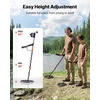 image:imageVEVOR Waterproof Metal Detector 12 Professional High Accuracy Gold Detector for Adults with Display Wireless Headphones 7 Modes Adjustable Length for Detecting Gold Treasure Hunting IP68NEW12inch Fully waterproof