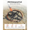 image:imageVEVOR Waterproof Metal Detector 12 Professional High Accuracy Gold Detector for Adults with Display Wireless Headphones 7 Modes Adjustable Length for Detecting Gold Treasure Hunting IP68NEW12inch Fully waterproof