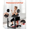image:imageVEVOR Weight Bench with Leg Extension Strength Training Benches Max Load 440 LBS Home Gym Bench Fitness Equipment Seated Arm Isolated Barbell Dumbbell Bicep Station Workout Bench for Home Gym