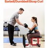 image:imageVEVOR Weight Bench with Leg Extension Strength Training Benches Max Load 440 LBS Home Gym Bench Fitness Equipment Seated Arm Isolated Barbell Dumbbell Bicep Station Workout Bench for Home Gym