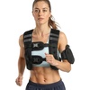 image:imageVEVOR Weighted Vest 12162030 lbs Weight Vest with Reflective Stripe Adjustable Buckle Body Weight Vest Workout Equipment for Strength Training Running Jogging Fitness and Weight Loss12 lbs