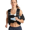 image:imageVEVOR Weighted Vest 12162030 lbs Weight Vest with Reflective Stripe Adjustable Buckle Body Weight Vest Workout Equipment for Strength Training Running Jogging Fitness and Weight Loss20 lbs