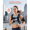 image:imageVEVOR Weighted Vest 12162030 lbs Weight Vest with Reflective Stripe Adjustable Buckle Body Weight Vest Workout Equipment for Strength Training Running Jogging Fitness and Weight Loss30 lbs