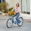 image:imageVEVOR Women Beach Cruiser Bike 2426 Inch 17 Speed Pink amp Light Blue Ladies Bicycle Adjustable Seat Front Basket amp Rear Rack Perfect for Daily Riding Shopping amp FitnessLight blue