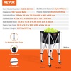image:imageVEVORFoldable Tennis Ball Hopper Holds 150180 Tennis Balls Lightweight Aluminum Alloy Tennis Ball Basket Cart with Wheels for Tennis Playerblack