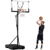 image:imageVEVOR Basketball Hoop 28 32 44 48 54 Inchs PC Backboard Height Adjustable Basketball Portable Hoop amp Goal Regulation Basketball Hoop Outdoor Teens Adults Basketball Court Schools ParksUpgraded Adjustable to 10ft  54 inch Backboard