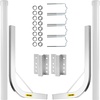 image:imageVEVOR Boat Trailer Guide 2260 Adjustable Design Trailer Guide Poles 2PCS Rustproof Steel Trailer Guide for Ski Boat Fishing Boat60  with White PVC Tube Covers  Stiffeners