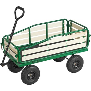 image:imageVEVOR 39 inch Pull Along Kids Wagon Red Rolling Cargo Toy Wagons for Kids Outdoor Utility Cart for Garden Beach Camping with All Terrain Wheels for Child Present Supports up to 330 lbsBlackgreen