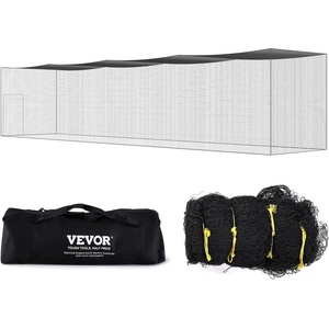 image:imageVEVOR Baseball Batting Netting10355570 FT Golf Softball Baseball Batting Hitting Training Net Professional Practice Portable Pitching Cage Battings Cages Netting for Indoor Outdoor NET ONLY55 FT ONLY NET