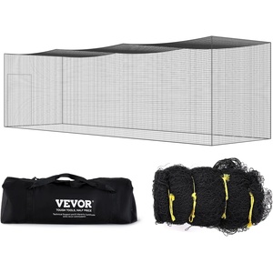 image:imageVEVOR Baseball Batting Netting10355570 FT Golf Softball Baseball Batting Hitting Training Net Professional Practice Portable Pitching Cage Battings Cages Netting for Indoor Outdoor NET ONLY35 FT ONLY NET