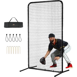 image:imageVEVOR Batting Screen  Baseball amp Softball Protector with Carry Bag amp Ground Stakes Pitching Net for Pitchers Protection74 ft