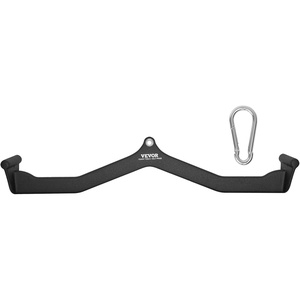 image:imageVEVOR LAT Pulldown Attachments Cable Machine Rowing Tbar Vbar Tricep Pull Down Bar Back Strength Training Rubber Coated Handle Grip Bicep Curl Tricep LAT Pulldown Bar for Home Gym Fitness33x45x67
