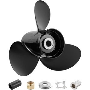 image:imageVEVOR Outboard Propeller Upgrade OEM 15 Spline Tooth Aluminum Outboard Boat Propeller Fit Mercury Engines 40140 HP 414 Gearcase 3Blade RH Right Hand Rotation4877344A45 OEM code