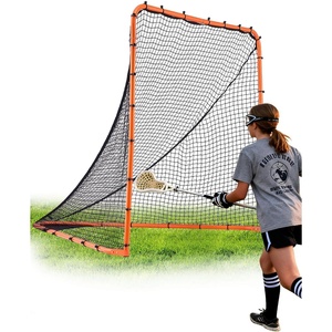image:imageVEVOR Portable Lacrosse Goal  Complete Training Accessory Set with Extended Coverage for Youth and Adults6 x 6 Folding Goal