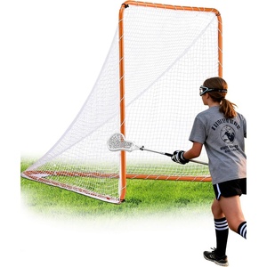image:imageVEVOR Portable Lacrosse Goal  Complete Training Accessory Set with Extended Coverage for Youth and Adults6 x 6 Modular Goal