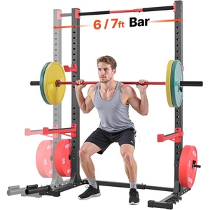 image:imageVEVOR Power Cage Squat Rack Multifunctional Squat Rack for Home Gym Workout Strength Training Equipment for Bench Press Squats PullUp980LBS