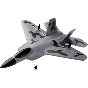 image:imageVEVOR RC Plane 2 Channel Remote Control Airplane 24GHZ with 6Axis Gyro Stabilizeramp2 Batteries F22 Fighter Aircraft Plane Toy for Adults Kids Beginners Boys BirthdayXmas Child Gift2CHF22