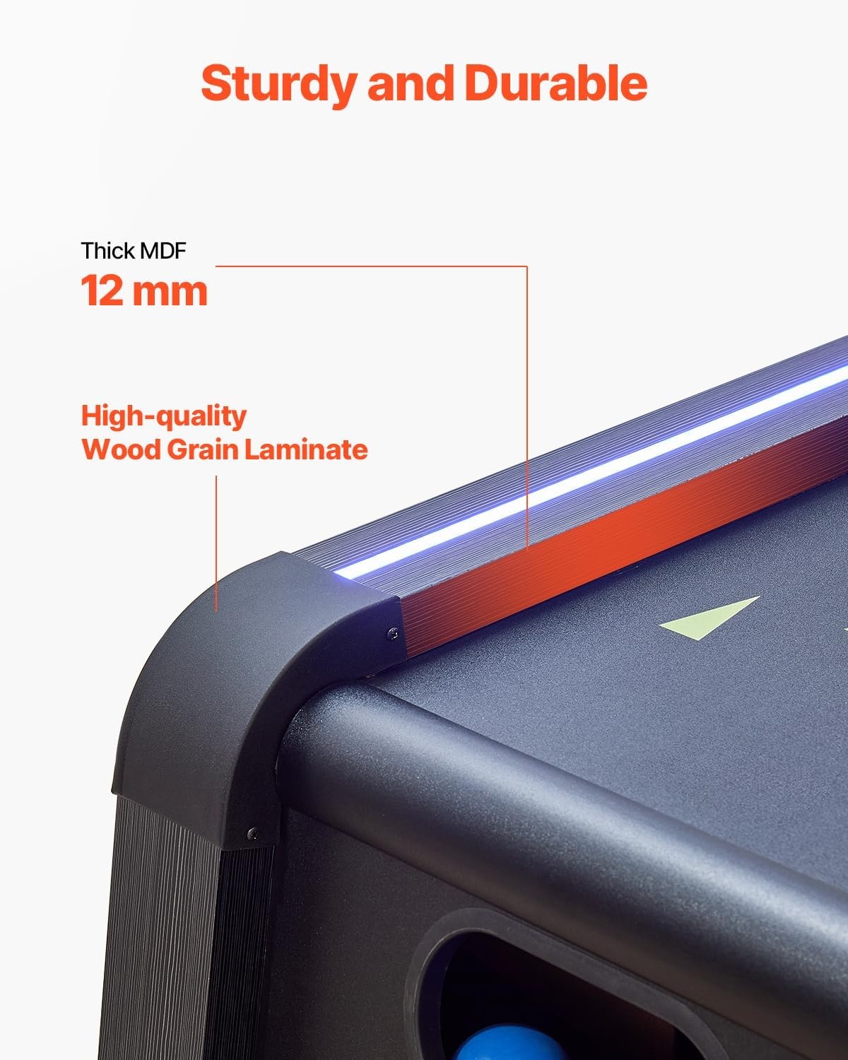 image:imageVEVOR Roll and Score Classic Arcade GameTable Sky Ball Table Machine LED ElectronicScorer amp Track Lighting Sound Automatic BallReturn Home Recreation Game Room9LED Track Lighting