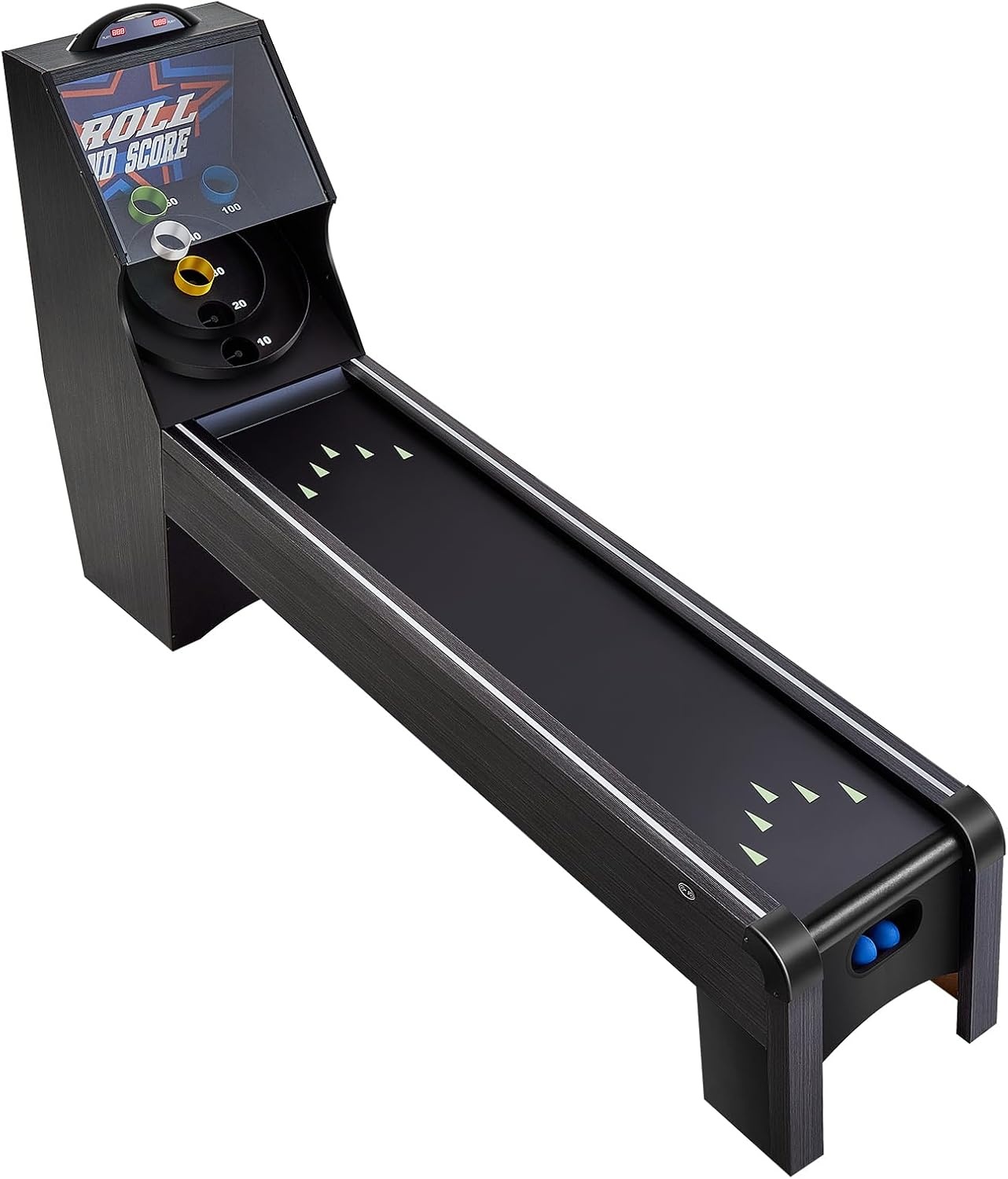 image:imageVEVOR Roll and Score Classic Arcade GameTable Sky Ball Table Machine LED ElectronicScorer amp Track Lighting Sound Automatic BallReturn Home Recreation Game Room9LED Track Lighting