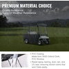 image:imageHappybuy Golf Cart Enclosure 4Person Golf Cart Cover 4Sided Fairway Deluxe 300D Waterproof Driving Enclosure with Transparent Windows Fit for EZGO Club Car Yamaha CartBK 866