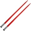 image:imageMophorn Pair Hay Spear 43 Bale Spear 3000 lbs Capacity Bale Spike Quick Attach Square Hay Bale Spears 1 34 Red Coated Bale Forks Bale Hay Spike with Hex Nut amp Sleeve for Buckets Tractors Loaders43