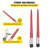 image:imageMophorn Pair Hay Spear 43 Bale Spear 3000 lbs Capacity Bale Spike Quick Attach Square Hay Bale Spears 1 34 Red Coated Bale Forks Bale Hay Spike with Hex Nut amp Sleeve for Buckets Tractors Loaders39