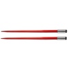 image:imageMophorn Pair Hay Spear 43 Bale Spear 3000 lbs Capacity Bale Spike Quick Attach Square Hay Bale Spears 1 34 Red Coated Bale Forks Bale Hay Spike with Hex Nut amp Sleeve for Buckets Tractors Loaders43