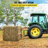 image:imageMophorn Pair Hay Spear 43 Bale Spear 3000 lbs Capacity Bale Spike Quick Attach Square Hay Bale Spears 1 34 Red Coated Bale Forks Bale Hay Spike with Hex Nut amp Sleeve for Buckets Tractors Loaders39