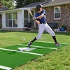 image:imageVEVOR 12x610x38 Upgraded BaseballSoftball Batting Mat with Home Plate  15MM Thicken AntiFade Turf amp AntiSlip Foam Backing Portable Hitting Trainer for CageIndoorOutdoor PracticeGreen